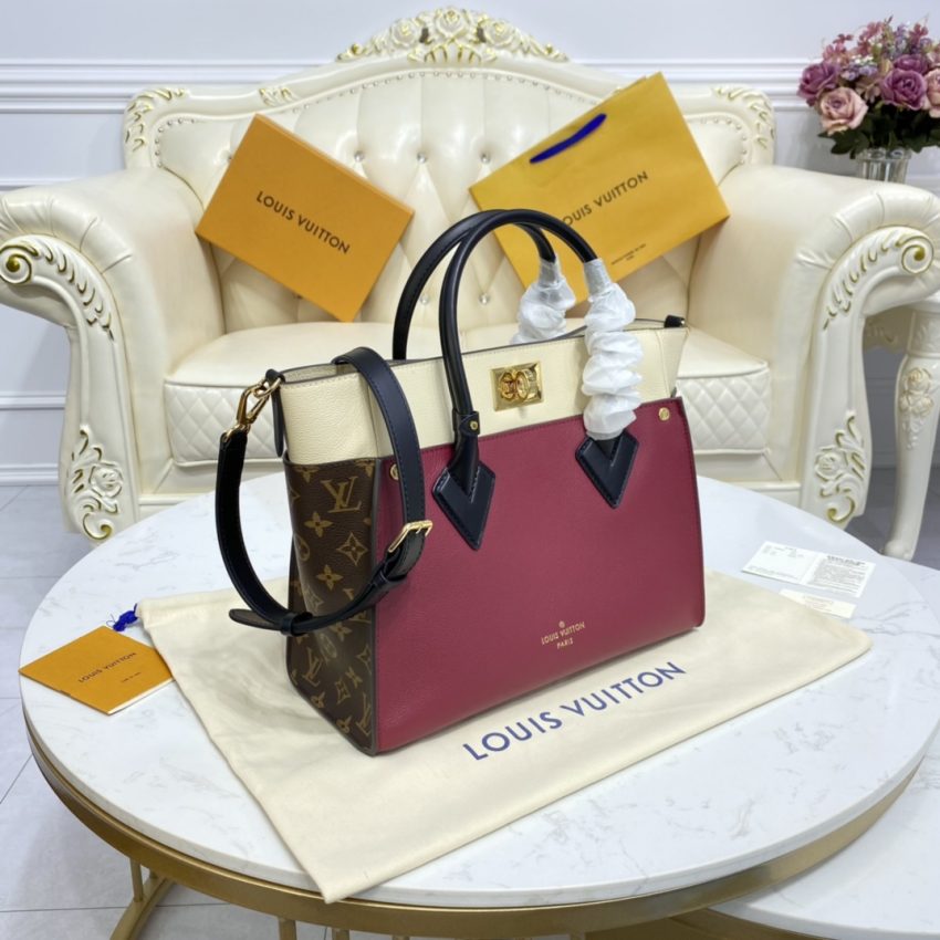 Replica Louis Vuitton On My Side Bordauxe - high-accuracy replica luxury purse