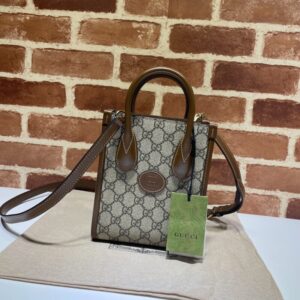 Replica Gucci  Ophidia Mini Tote Bag  Beige - Best Fake Designer Bags