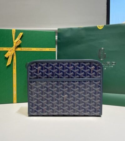 Replica Goyard Jouvence Toiletry Bag Dark Blue - Best Fake Designer Bags