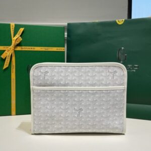 Replica Goyard Jouvence Toiletry Bag White - Best Fake Designer Bags