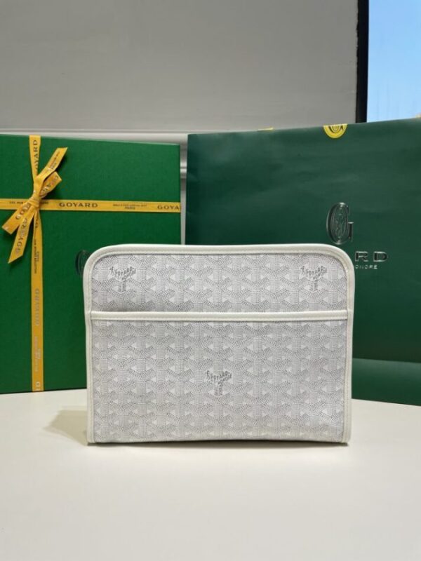 Replica Goyard Jouvence Toiletry Bag White - Best Fake Designer Bags