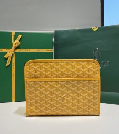 Replica Goyard Jouvence Toiletry Bag Yellow - Best Fake Designer Bags