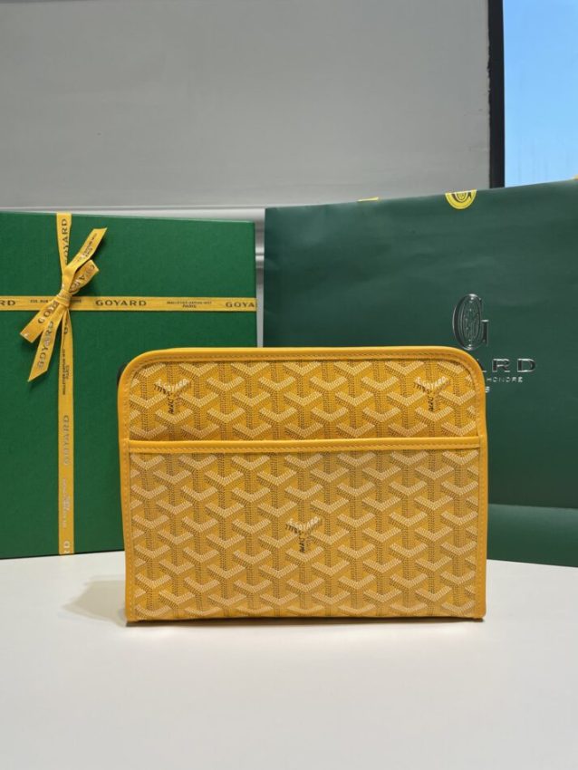 Replica Goyard Jouvence Toiletry Bag Yellow - Best Fake Designer Bags