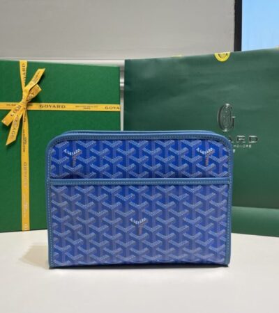 Replica Goyard Jouvence Toiletry Bag Blue - Best Fake Designer Bags