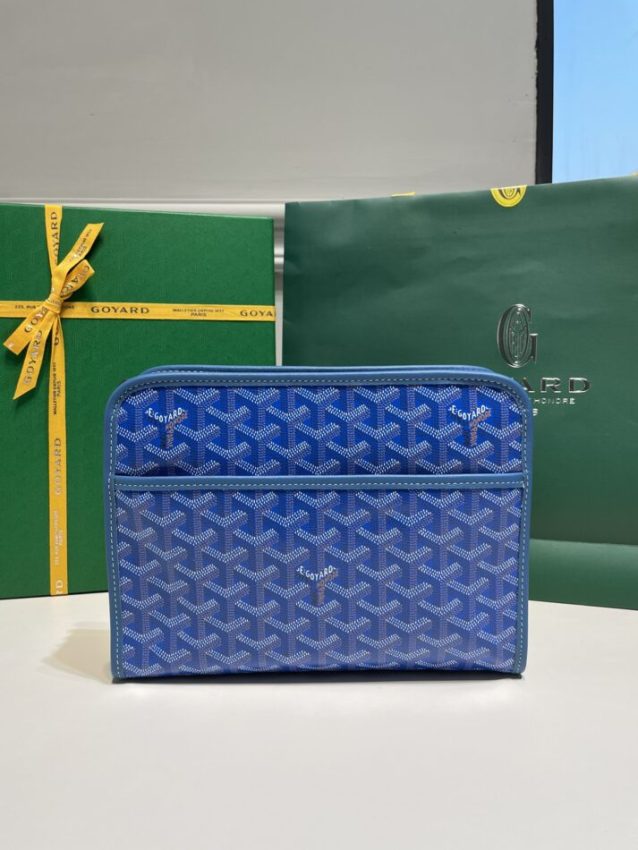 Replica Goyard Jouvence Toiletry Bag Blue - Best Fake Designer Bags