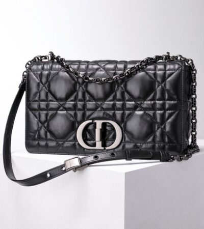Replica Dior Caro Bag Diamond Black - Best Fake Designer Bags