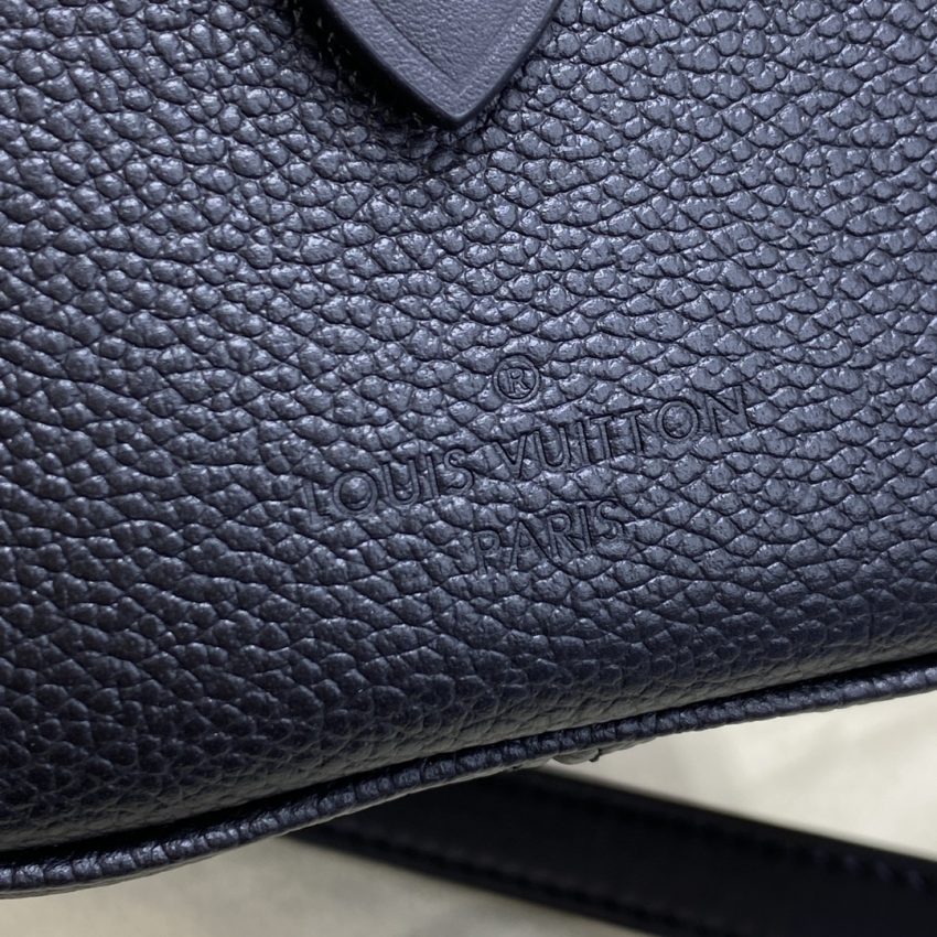Replica Louis Vuitton Speedy Bandouliere 20 Full Black - premium-grade designer purse dupe