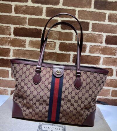 Replica Gucci Ophidia Medium Tote Red - Best Fake Designer Bags