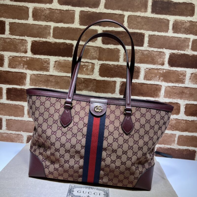 Replica Gucci Ophidia Medium Tote Red - Best Fake Designer Bags