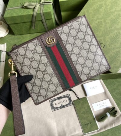 Replica Gucci Ophidia Web Clutch - Best Fake Designer Bags
