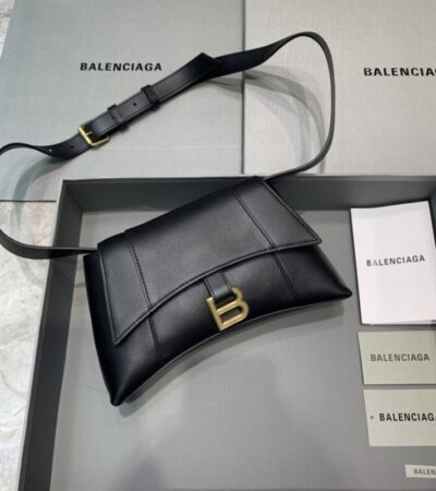 Replica Balenciaga Hourglass Mini Black - Best Fake Designer Bags