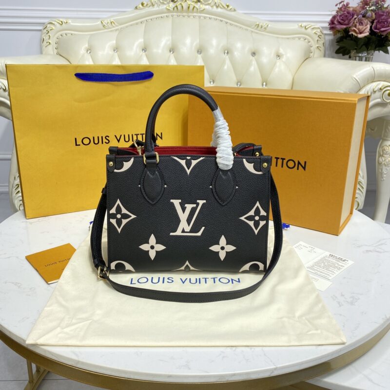 Replica LV OnTheGo PM Black - Best Fake Designer Bags