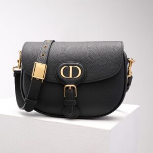 Replica Dior Bobby Black Grained - Best Fake Designer Bags
