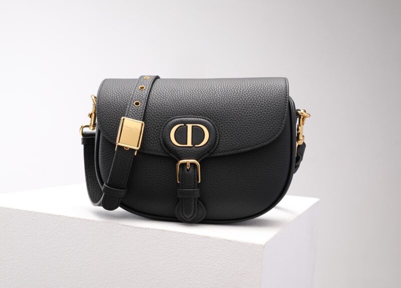 Replica Dior Bobby Black Grained - Best Fake Designer Bags