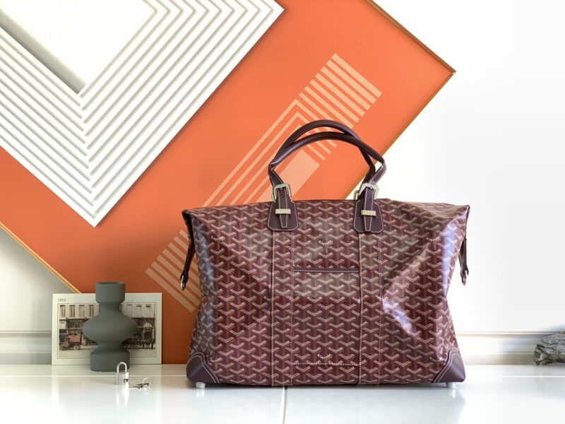 Replica Goyard Bowling 45 Bag Bordeaux - Best Fake Designer Bags