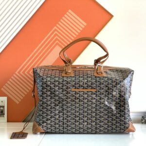 Replica Goyard Bowling 45 Bag Brown - Best Fake Designer Bags