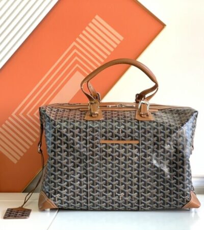Replica Goyard Bowling 45 Bag Brown - Best Fake Designer Bags