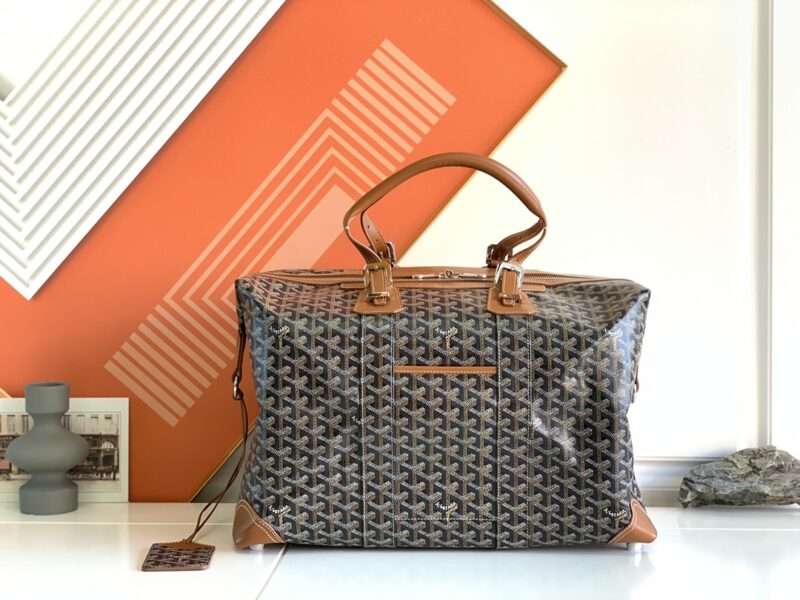 Replica Goyard Bowling 45 Bag Brown - Best Fake Designer Bags