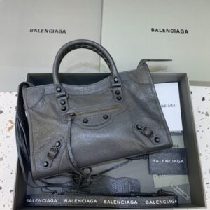 Replica Balenciaga Agneau Dark Grey - Best Fake Designer Bags