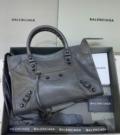 Replica Balenciaga Agneau Dark Grey - Best Fake Designer Bags