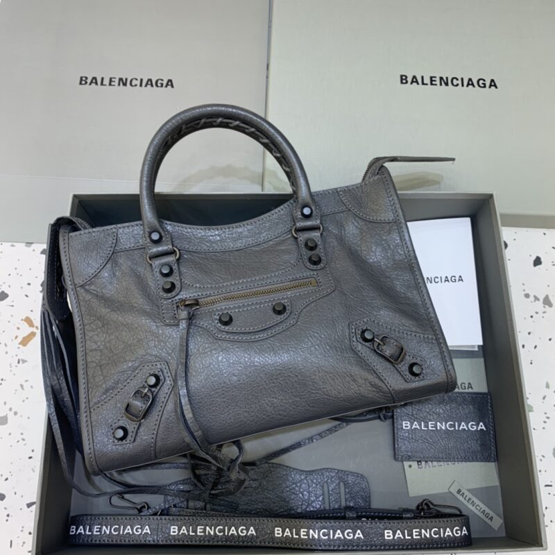 Replica Balenciaga Agneau Dark Grey - Best Fake Designer Bags