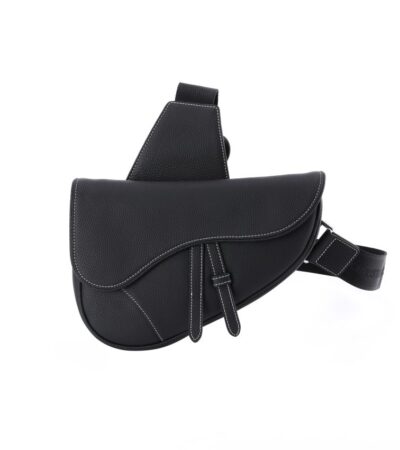 Replica Dior Saddle Bag Black Calfskin - Best Fake Designer Bags