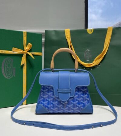 Replica Goyard Saigon Souple Mini Blue - Best Fake Designer Bags