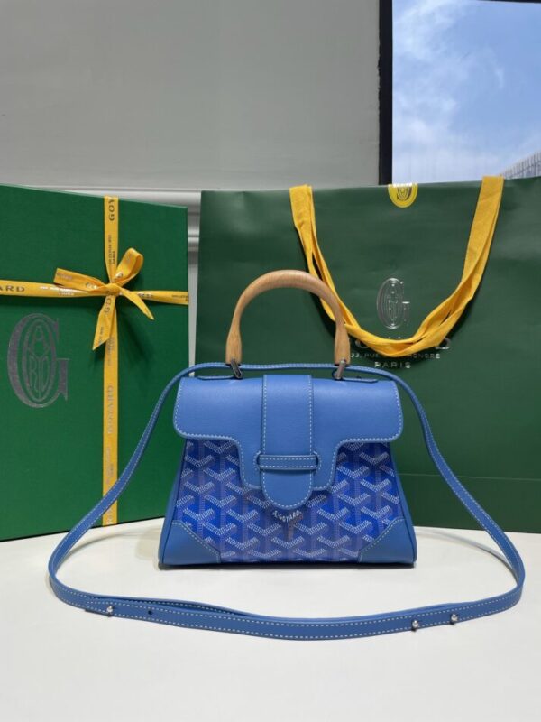 Replica Goyard Saigon Souple Mini Blue - Best Fake Designer Bags