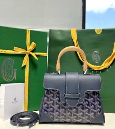 Replica Goyard Saigon Souple Mini Dark Blue - Best Fake Designer Bags