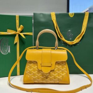 Replica Goyard Saigon Souple Mini Yellow - Best Fake Designer Bags