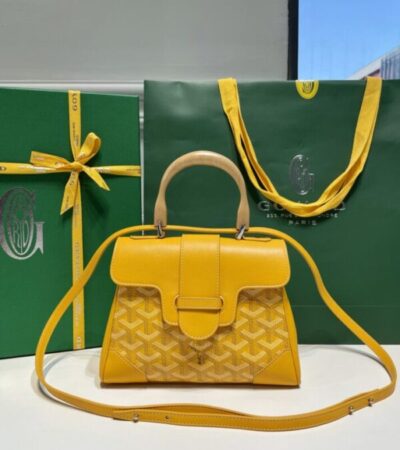 Replica Goyard Saigon Souple Mini Yellow - Best Fake Designer Bags