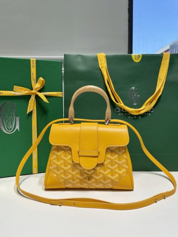 Replica Goyard Saigon Souple Mini Yellow - Best Fake Designer Bags