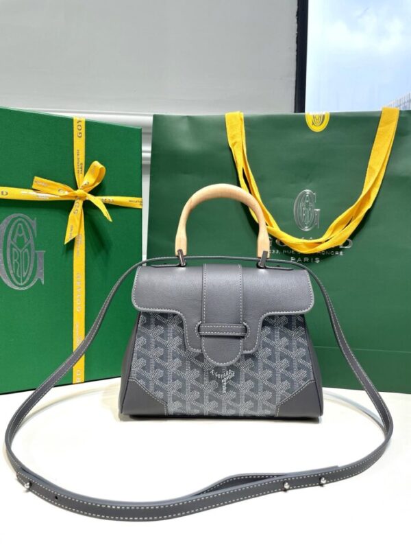 Replica Goyard Saigon Souple Mini Grey - Best Fake Designer Bags