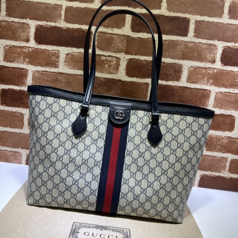 Replica Gucci Ophidia Medium Tote Black - Best Fake Designer Bags