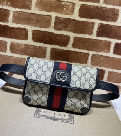 Replica Gucci Ophidia  GG Small Waist Blue - Best Fake Designer Bags