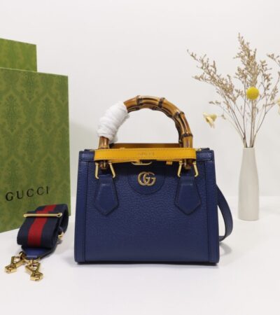 Replica Gucci Diana Small Tote Blue - Best Fake Designer Bags