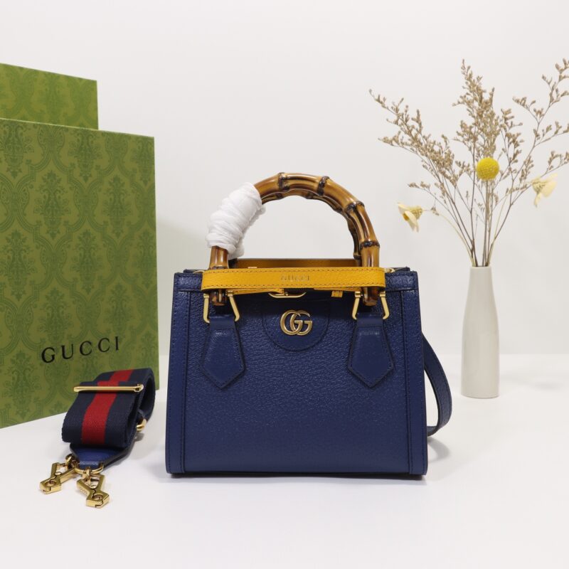 Replica Gucci Diana Small Tote Blue - Best Fake Designer Bags