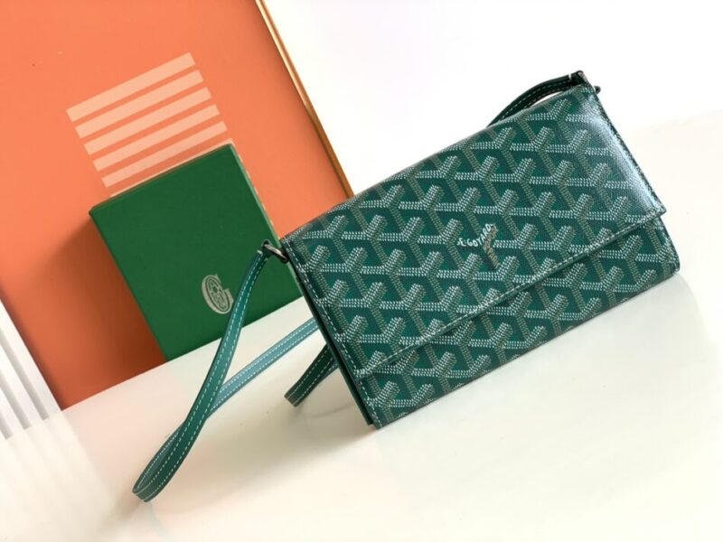 Replica Goyard Varenne Continental Wallet Green - Best Fake Designer Bags