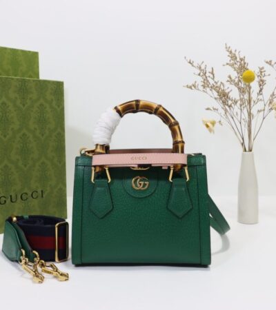 Replica Gucci Diana Small Tote Green - Best Fake Designer Bags