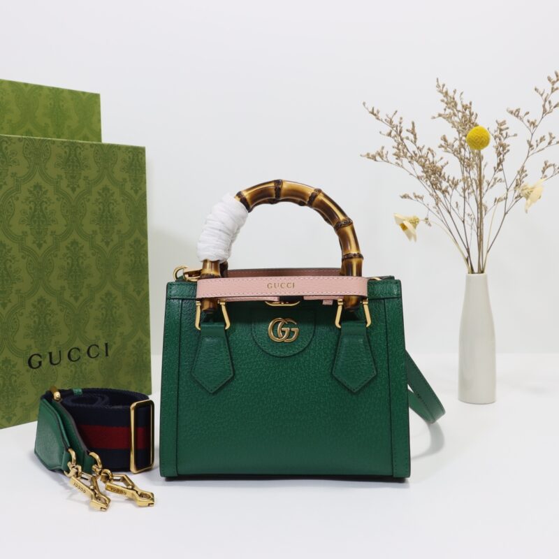 Replica Gucci Diana Small Tote Green - Best Fake Designer Bags