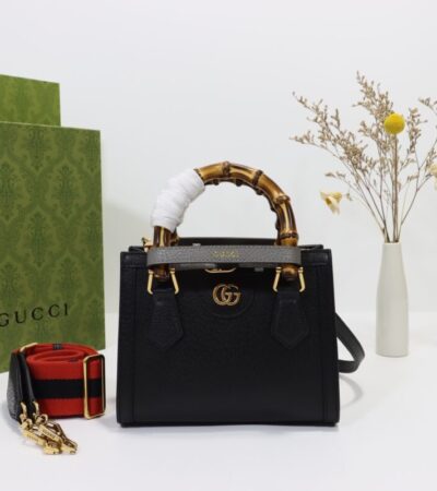 Replica Gucci Diana Small Tote Black - Best Fake Designer Bags