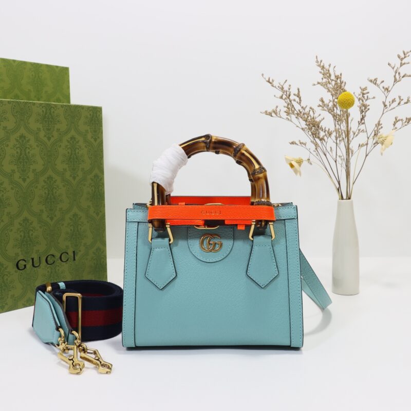 Replica Gucci   Diana Small Tote Tiffany - Best Fake Designer Bags