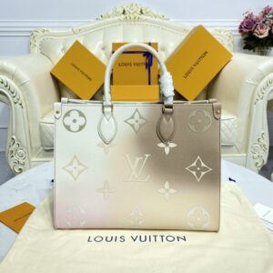 Replica LV OnTheGo Milk Tea - Best Fake Designer Bags