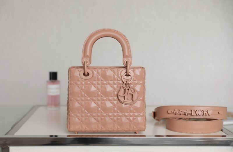 Replica Lady Dior Ultramatte  Apricode Grid ABC - Best Fake Designer Bags