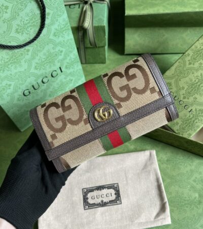 Replica Gucci Ophida Jumbo Long Wallet - Best Fake Designer Bags