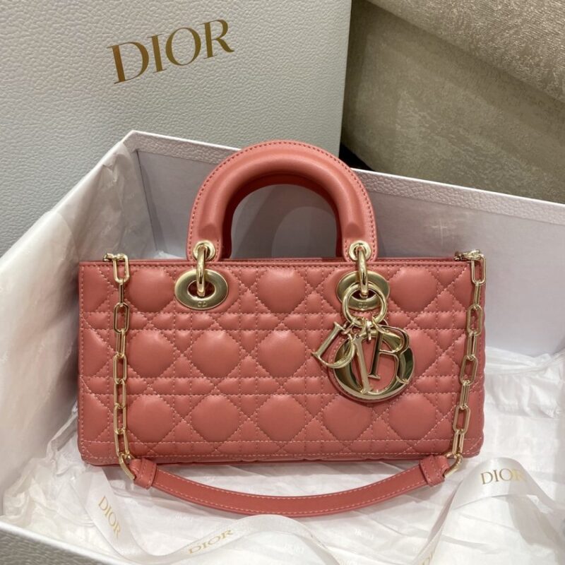 Replica Dior Lady D-Joy  Large Bag Coral - Best Fake Designer Bags