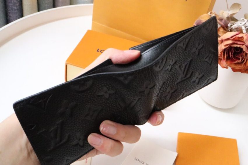 Replica Louis Vuitton Slender Wallet Full Black - high-end fake designer purse