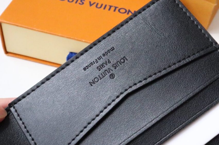 Replica Louis Vuitton Slender Wallet Full Black - top-rated replica designer bag