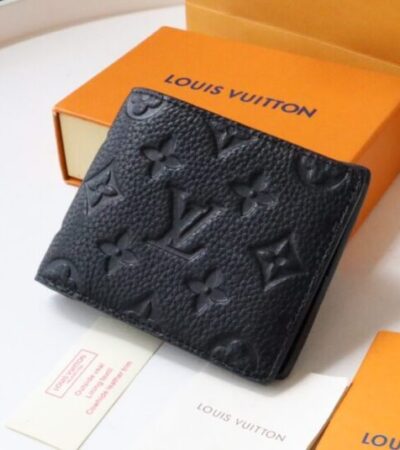 Replica Louis Vuitton Slender Wallet Full Black - Best Fake Designer Bags
