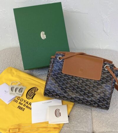 Replica Goyard Rouette Souple Brown - Best Fake Designer Bags